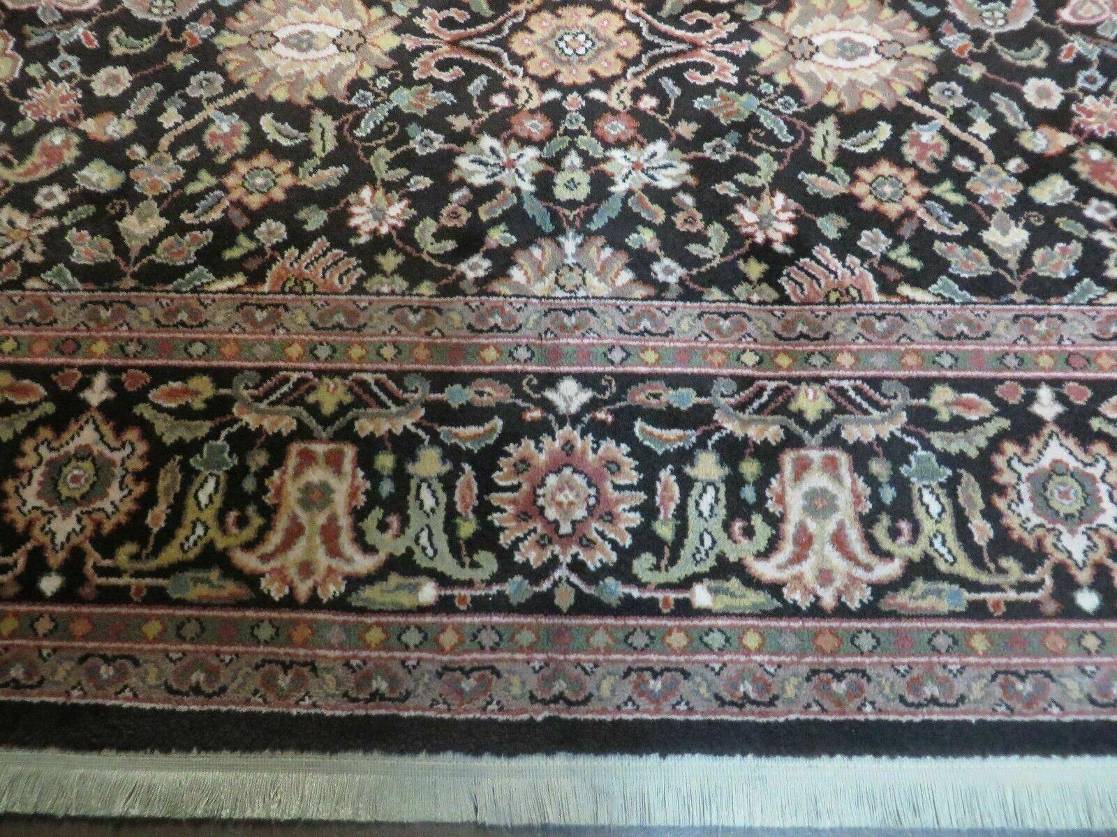 8'8" X 10'6" Karastan Chahar Mahal Sultanabad Pattern # 608 Wool Rug Dark Brown - Jewel Rugs