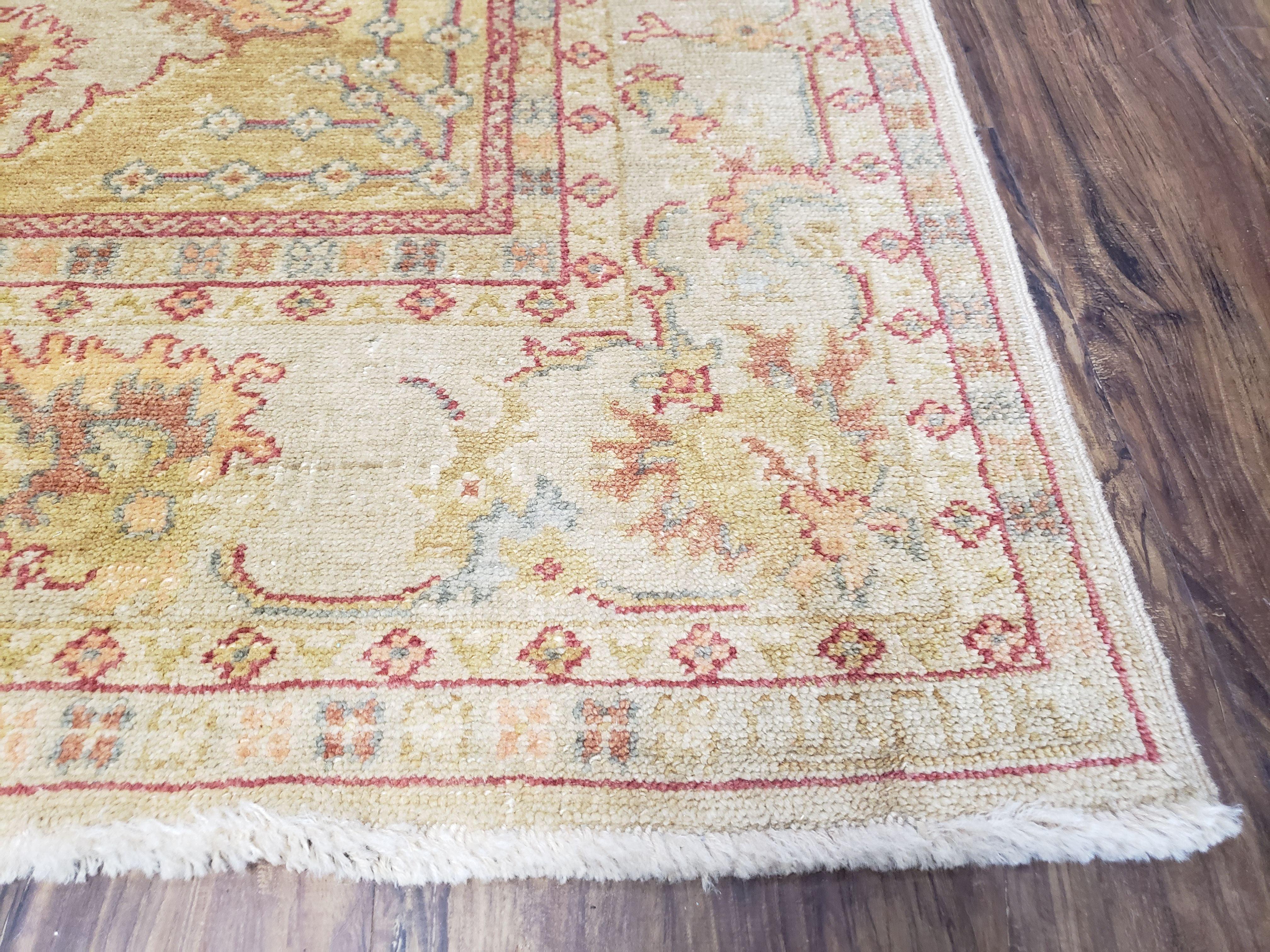 6x9 Turkish Oushak Rug, Wool Rug, Hand Knotted - Jewel Rugs