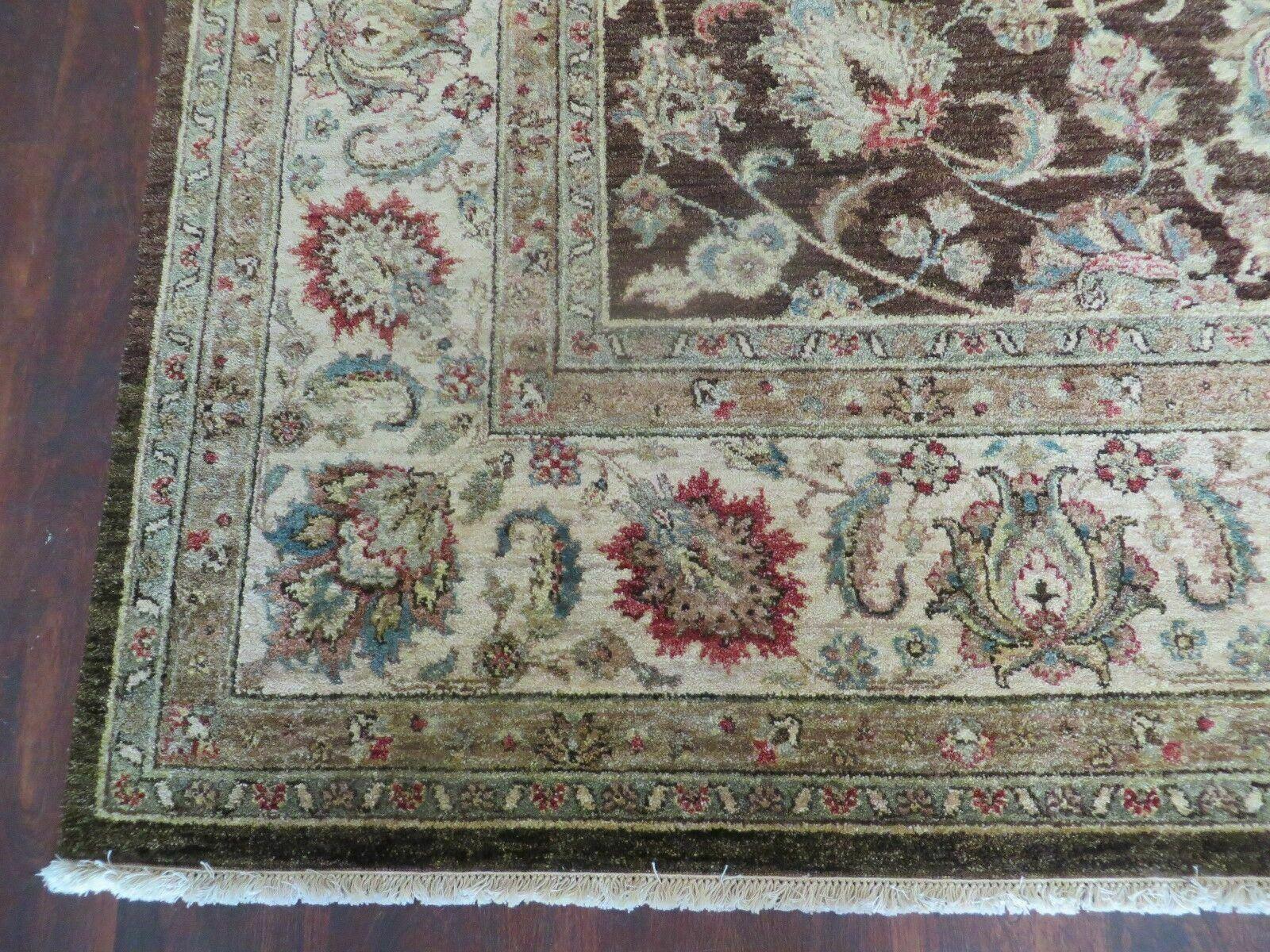 9' X 12' Vintage Handmade Peshavar Chobi Pakistani Floral Agra Wool Carpet Nice - Jewel Rugs