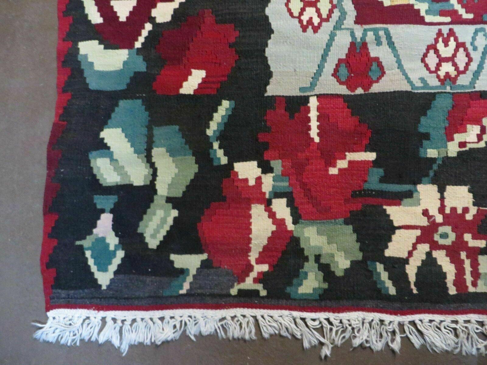 8' X 11' Karabagh Kilim Handmade Flat Weave Wool Rug Vegi Organic Dyes Nice - Jewel Rugs