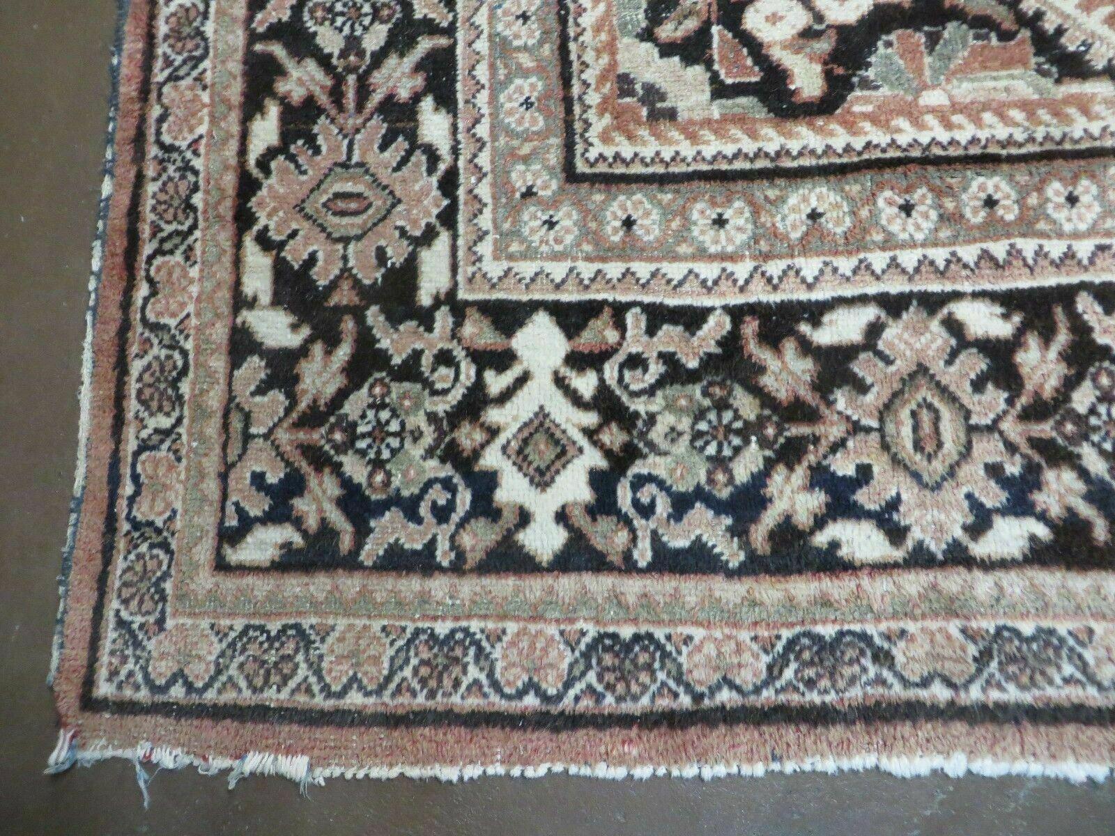 9' X 12' Antique Handmade Indian Agra Wool Rug Carpet Vegetable Dyes # 720 - Jewel Rugs