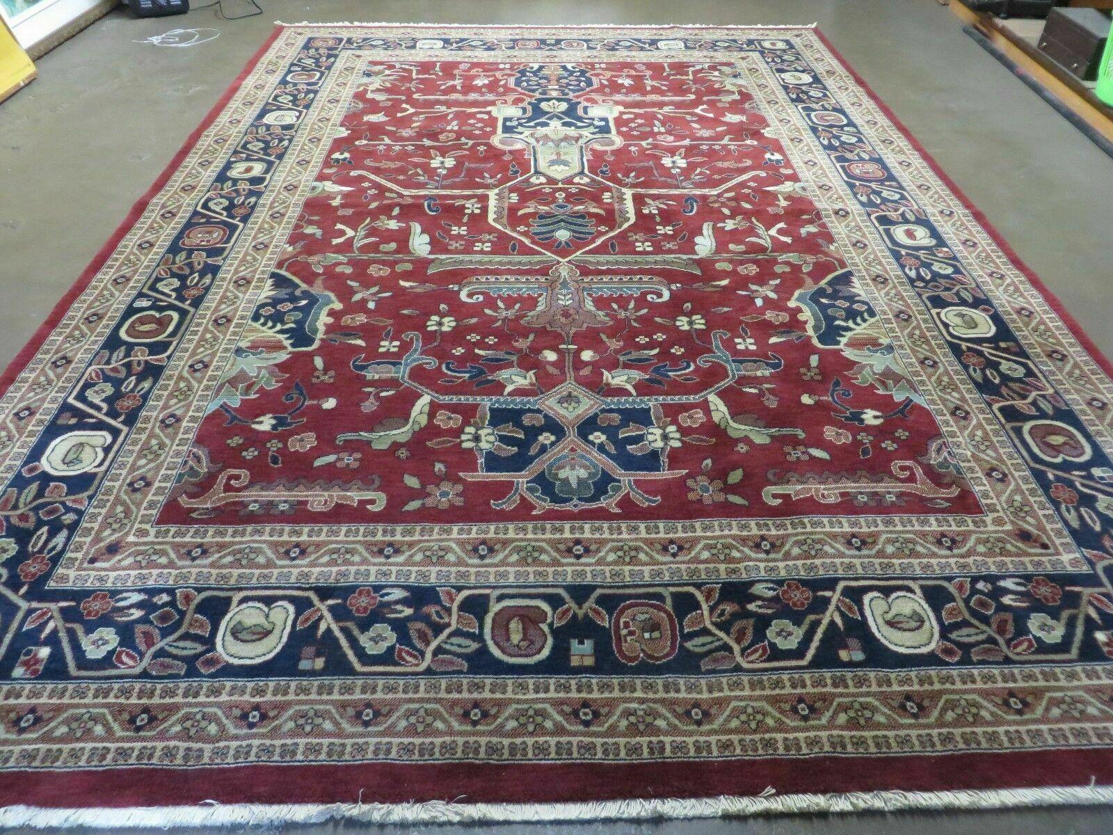 8' x 11' 7" Vintage Power Loomed Couristan European Wool Rug Belgium Forbes Nice - Jewel Rugs