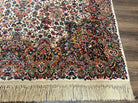 Karastan Floral Kirman Rug #742, Wool Karastan Carpet 5.9 x 9, Original Collection 700 Series, Vintage Discontinued Oriental Area Rug 6x9 - Jewel Rugs