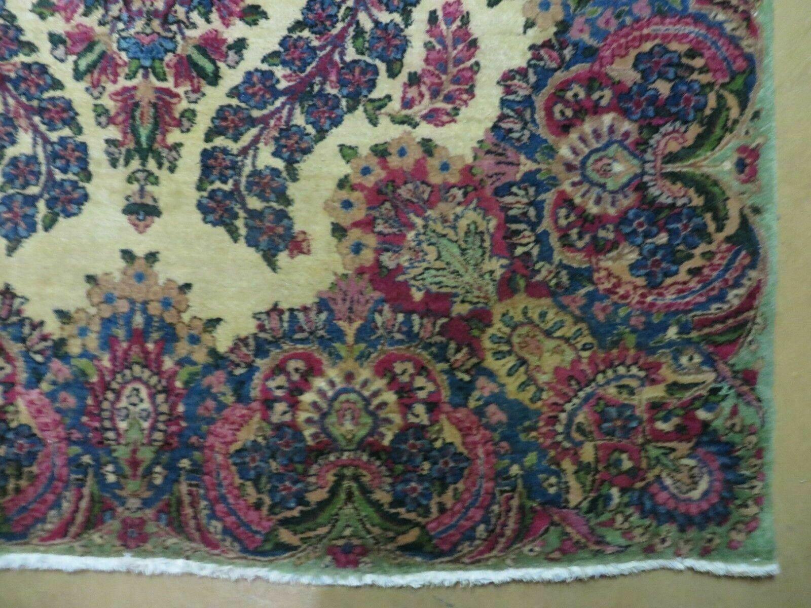 4' X 7' Antique Handmade India Floral Oriental Wool Rug Medallion Organic Nice - Jewel Rugs