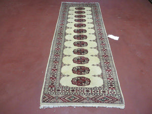 2' 7"X 7' Handmade Finely Knotted Pakistani Turkoman Bokhara Detailed Wool Rug - Jewel Rugs