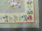 5' X 7' Vintage Handmade Aubusson Needlepoint Flat Pile Weave Wool Rug Nice - Jewel Rugs