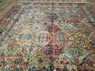 8' 8" X 12' Karastan Multicolor Panel Kirman # 717 Wool Rug American Beauty - Jewel Rugs