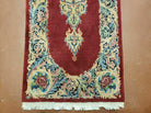 2' X 4' Handmade Chinese Floral Oriental Wool Rug Carpet Nice Red - Jewel Rugs