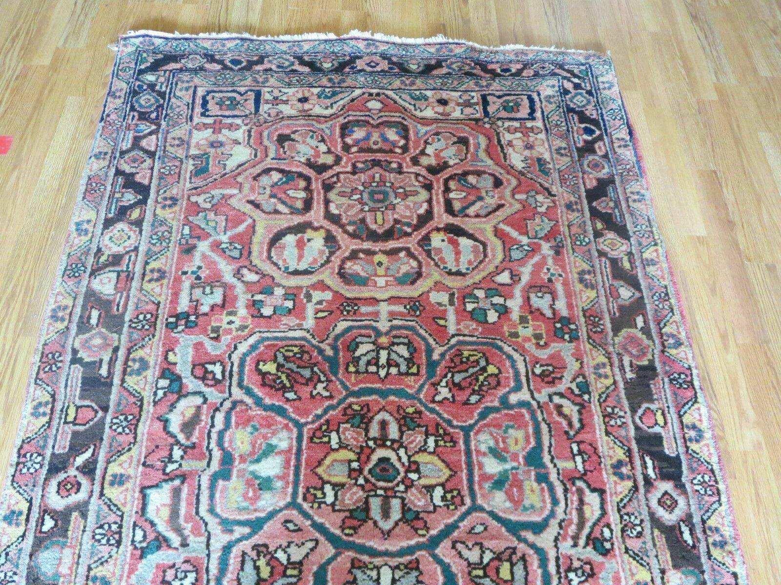 3' 9" X 10' 6" Semi Antique Handmade Turkish Wool Runner Rug - Jewel Rugs