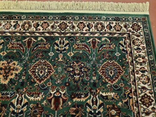 4' 1 X 5' 6" Belgium Made Karastan Kara Mar Worsted Wool Rug Nice Green - Jewel Rugs