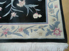 6' X 9' Vintage Handmade Chinese Art Deco 90 Lines Wool Rug Flowers Vase Nice - Jewel Rugs