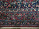 9' X 12' Antique India Oriental Floral Medallion Handmade Wool Rug Organic Dye - Jewel Rugs