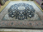 8' X10' Handmade Fine Chinese Oriental Floral Wool Silk Rug Hand Knotted Carpet - Jewel Rugs