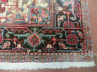 7' X 10' Vintage Handmade India Oriental Floral Hand Knotted Wool Rug Nice - Jewel Rugs