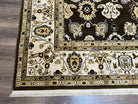 Karastan Rug 8 x 10.5, English Manor Stratford Mahogany #2120-513, Wool Karastan Carpet, Discontinued Karastan Area Rug, Brown Cream Gold - Jewel Rugs