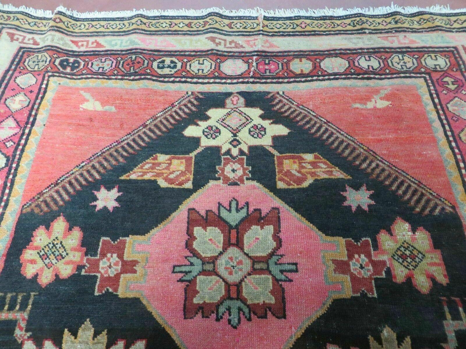 5' X 9' Antique Karabagh Caucasian Rug Handmade Wool Carpet Organic Dyes Nice - Jewel Rugs