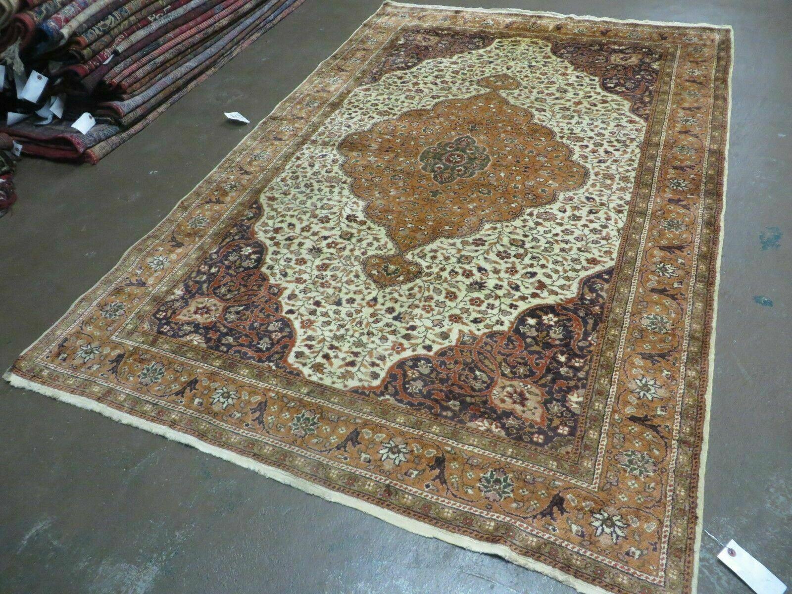 5' X 7' Vintage Handmade Turkish Sivas Silky Wool Oriental Rug Beauty Highly Detailed Traditional Home Décor - Jewel Rugs