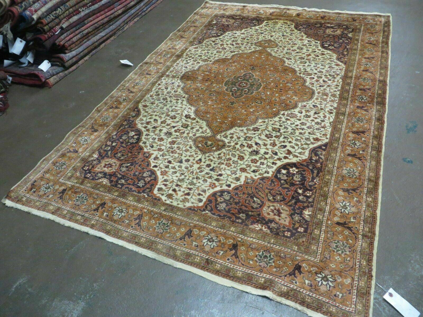 5' X 7' Vintage Handmade Turkish Sivas Silky Wool Oriental Rug Beauty Highly Detailed Traditional Home Décor - Jewel Rugs