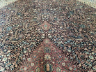 11' X 16' One-of-a-Kind Vintage Turkish Hand Made Wool Rug Hand Knotted Blue Wow - Jewel Rugs