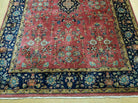 4' X 6' Fine Handmade India Agra Floral Oriental Wool Rug Carpet Beauty Red Wow - Jewel Rugs