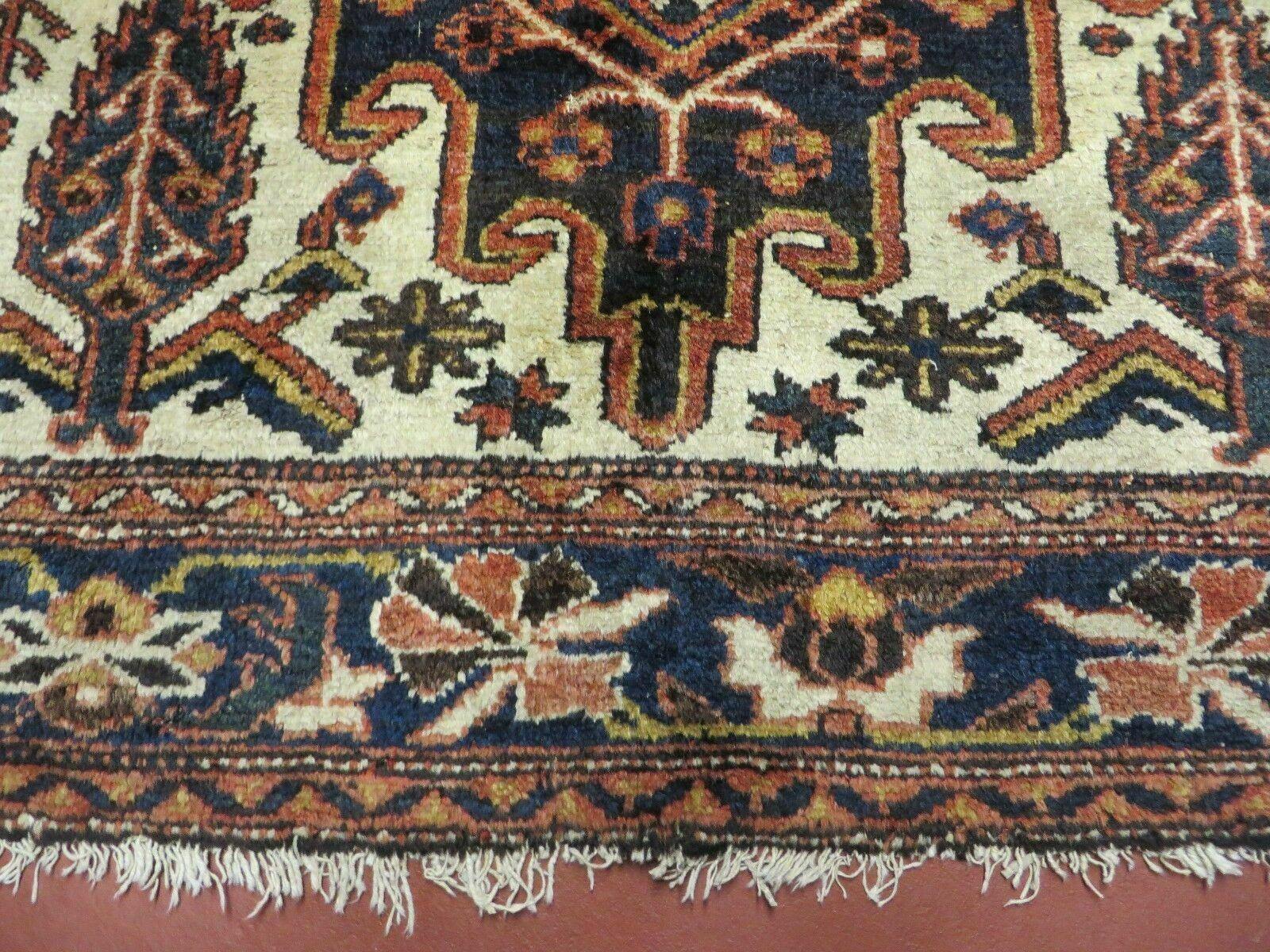 4' X 6' Antique Turkish Rug Handmade Wool Details Carpet Nice - Jewel Rugs