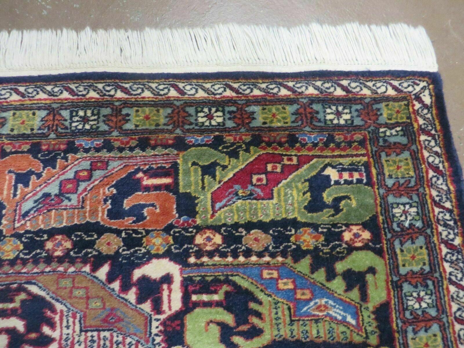 2' 10" X 9' Vintage Handmade Turkish Wool Runner Rug Nice - Jewel Rugs