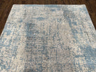 Modern Tibetan Rug 5x8 ft Light Blue and Gray Carpet, Contemporary Wool Rug, Handmade Nepali Rug, Raised Pattern, Tibet Area Rug, Nepal Rug - Jewel Rugs