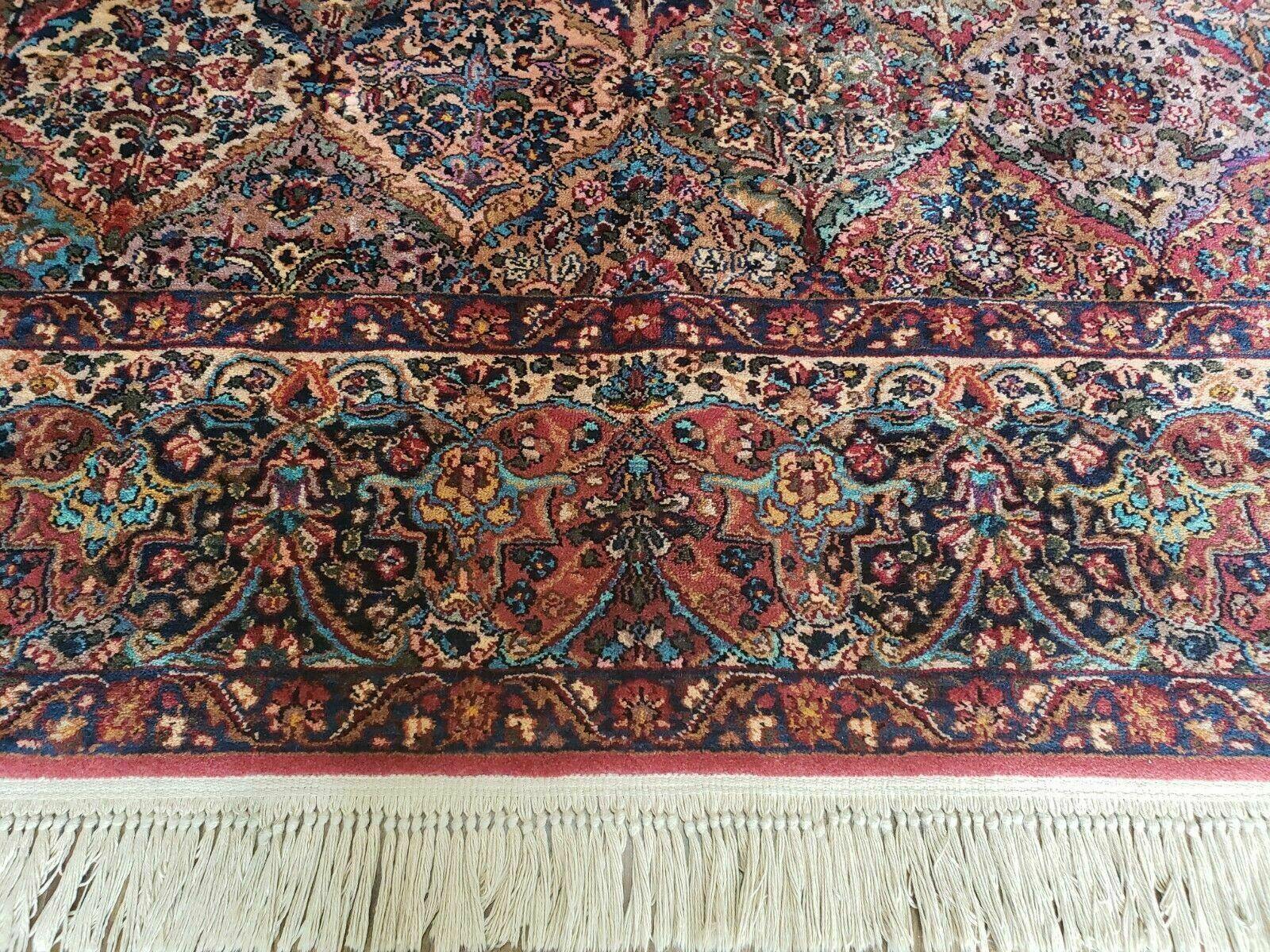 8' 8" X 12' Karastan Multicolor Panel Kirman # 717 Wool Rug American Beauty - Jewel Rugs