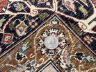 Beautiful Pak Persian Rug 10x13, Floral Medallion, Highly Detailed, Ivory/Cream Gray, Hand Knotted Pakistani Fine Oriental Carpet 10 x 13 ft - Jewel Rugs