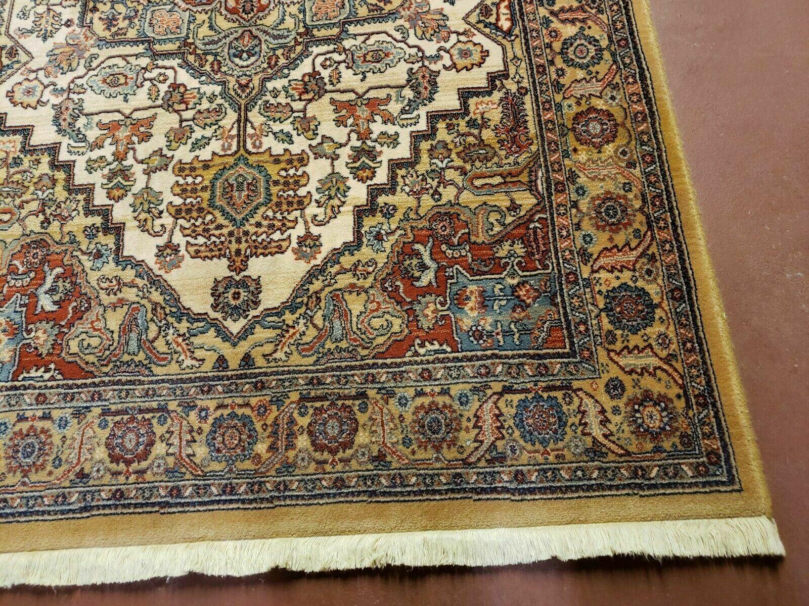 3' 11" X 6' Beshir Wool Power Loomed Rug Herizz Moth Proof Beauty - Jewel Rugs