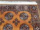 Vintage Karastan Rug 8' 8" x 12' Original 700 Series, Bokhara Pattern #716, Burnt Orange Turkmen Bukhara Rug, Discontinued Karastan Area Rug - Jewel Rugs