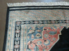 6' X 9' Vintage Handmade Bokhara Turkoman Pakistan Wool Rug Carpet Black Nice - Jewel Rugs