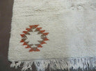 5' X 7' Vintage Handmade Moroccan Tribal Berber Wool Carpet Beige Area Rug Bohemian Boho Home Décor - Jewel Rugs