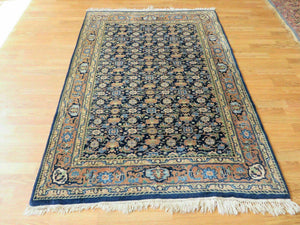 4' X 6' Handmade Finely Knotted Turkish Wool Rug Vegetable Dyes Allover Pattern - Jewel Rugs