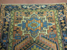 3' X 5' Antique Handmade Indo Caucasian Design Geometric Wool Rug Nice - Jewel Rugs