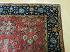 4' X 6' Fine Handmade India Agra Floral Oriental Wool Rug Carpet Beauty Red Wow - Jewel Rugs