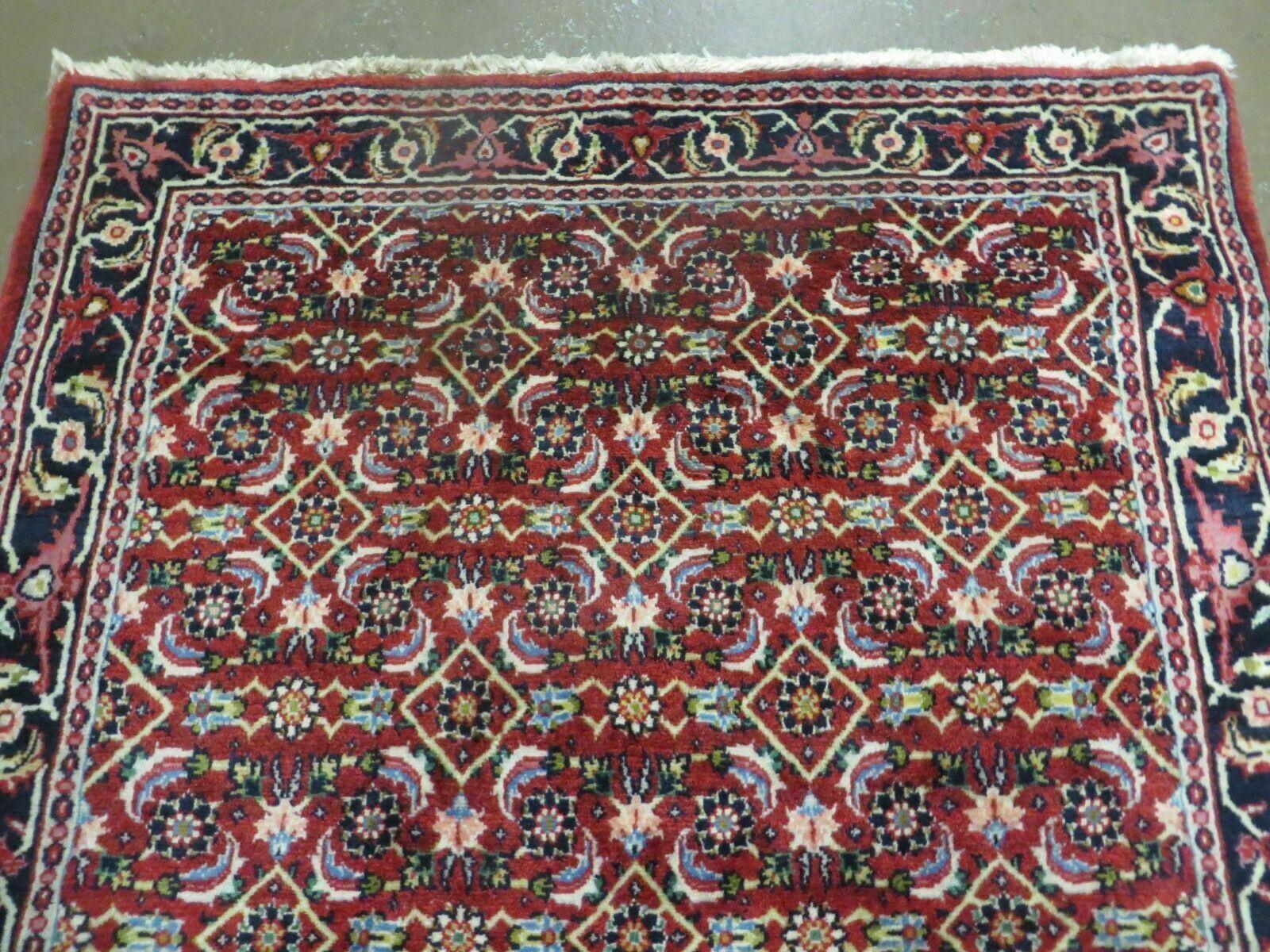 3' X 5' Handmade Knotted Indian Amritsar Floral Oriental Wool Red Rug Organic Nice - Jewel Rugs