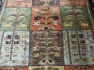 5' X 8' Vintage Handmade Knotted Turkish Panel Wool Rug Carpet Animal Bird - Jewel Rugs