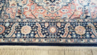 5' 9" X 9' Karastan Blue Heriz Serapi # 748 Wool Rug American Made Rare Nice - Jewel Rugs