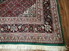 8' X 10' Vintage Handmade India Wool Rug Hand Knotted Carpet Herati Pattern - Jewel Rugs