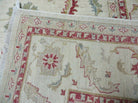 9' X 11' Handmade Indian Agra Tea Wash Wool Rug Carpet # 833 Nice - Jewel Rugs