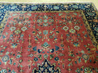 4' X 6' Fine Handmade India Agra Floral Oriental Wool Rug Carpet Beauty Red Wow - Jewel Rugs