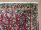 4' X 6' Antique Handmade India Oriental Wool Rug Hand Knotted Carpet Red Nice - Jewel Rugs