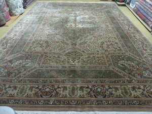 9' X12' Gorgeous Hand Made Chinese Oriental Floral Wool Rug Hand Knotted Organic - Jewel Rugs