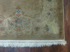 3' X 5' 4" Vintage Handmade Art Deco Chinese Wool Brown Accent Rug - Jewel Rugs