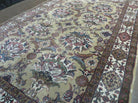 6' X 9' Vintage Handmade India Floral Oriental Wool Rug Veg Dye Camel Hair Nice - Jewel Rugs