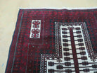 3' X 5' Antique Handmade Pakistan Baluchi Balouch Bokhara Wool Prayer Rug Nice - Jewel Rugs