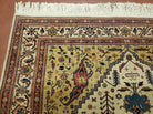 5' X 7' Vintage Handmade Turkish Wool Rug Oriental Carpet Ivory Traditional & Boho Bohemian Style Home Décor - Jewel Rugs