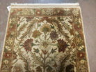 2' 3" X 4' 3" Vintage Handmade India Mahal Wool Rug Veg Dyes Tea Wash Nice - Jewel Rugs