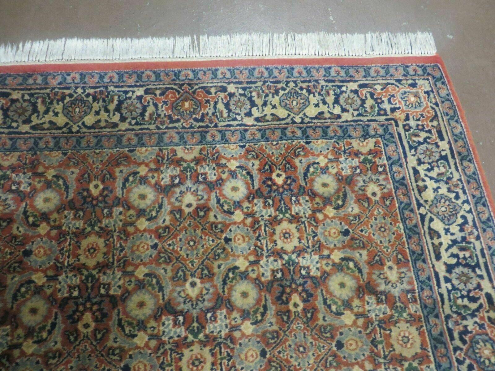 4' X 6' vintage Handmade India Amritsar Floral Oriental Wool Rug Organic Nice - Jewel Rugs